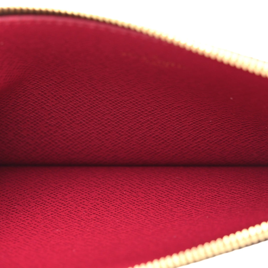 Louis Vuitton Monogram Pochette Felicie Chain Wallet Fuchsia