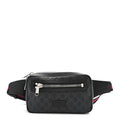 Gucci Soft GG Supreme Monogram Web Belt Bag Black Grey