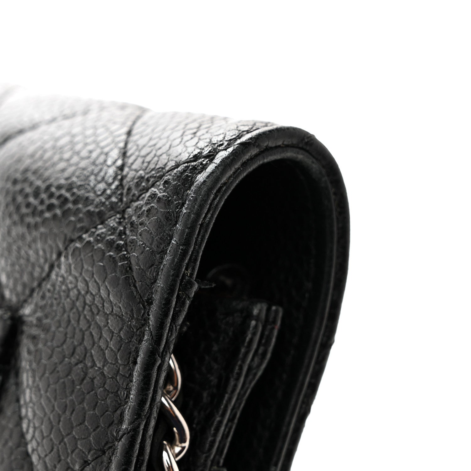 Chanel Caviar Quilted Wallet On Chain WOC Black