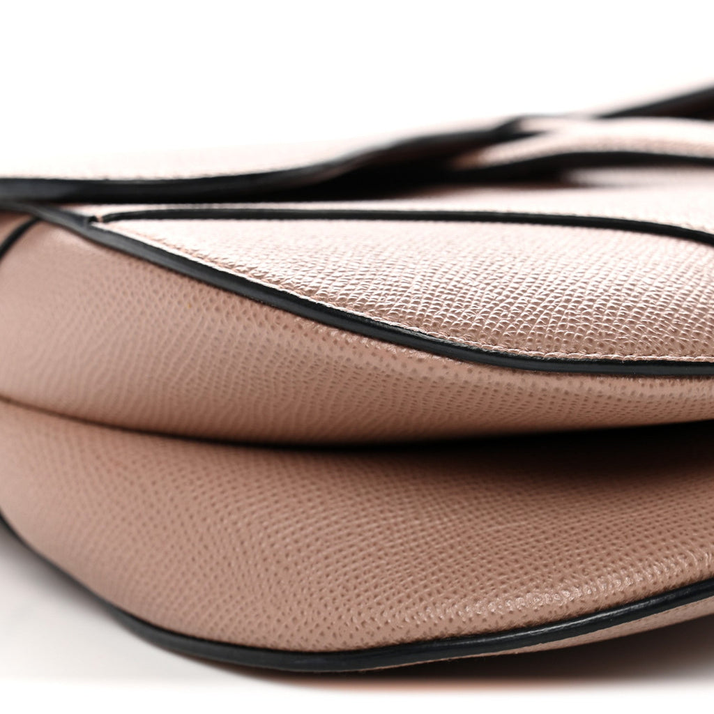 Christian Dior Grained Calfskin Saddle Bag Fard