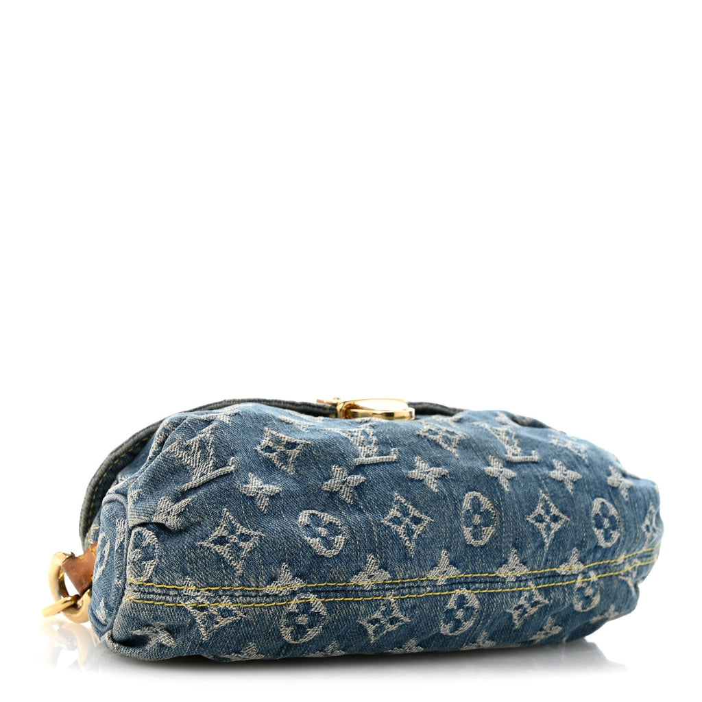Louis Vuitton Monogram Denim Mini Pleaty Blue