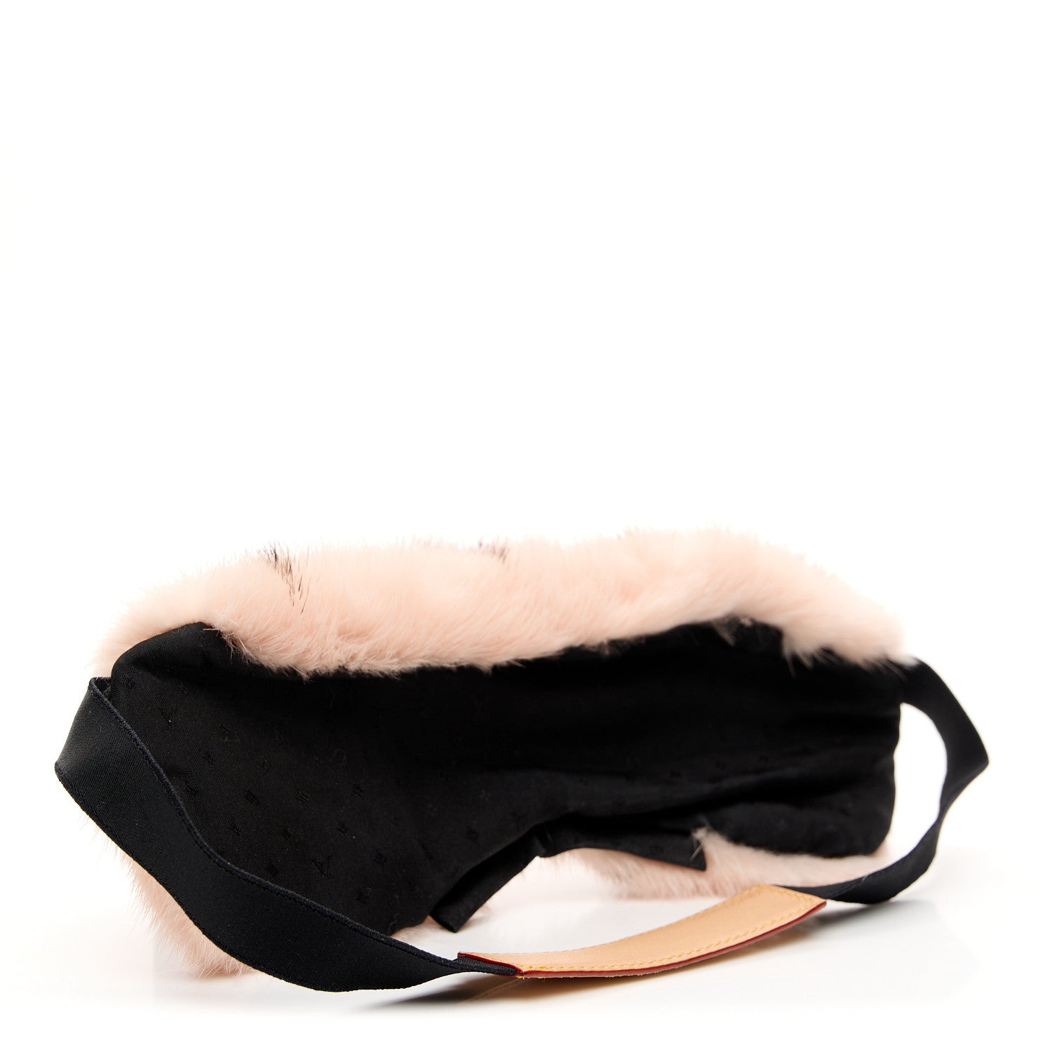 Louis Vuitton Monogram Mink Fur Sleep Mask Light Pink