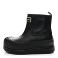 Louis Vuitton Calfskin Polar Flat Ankle Boots 41 Black