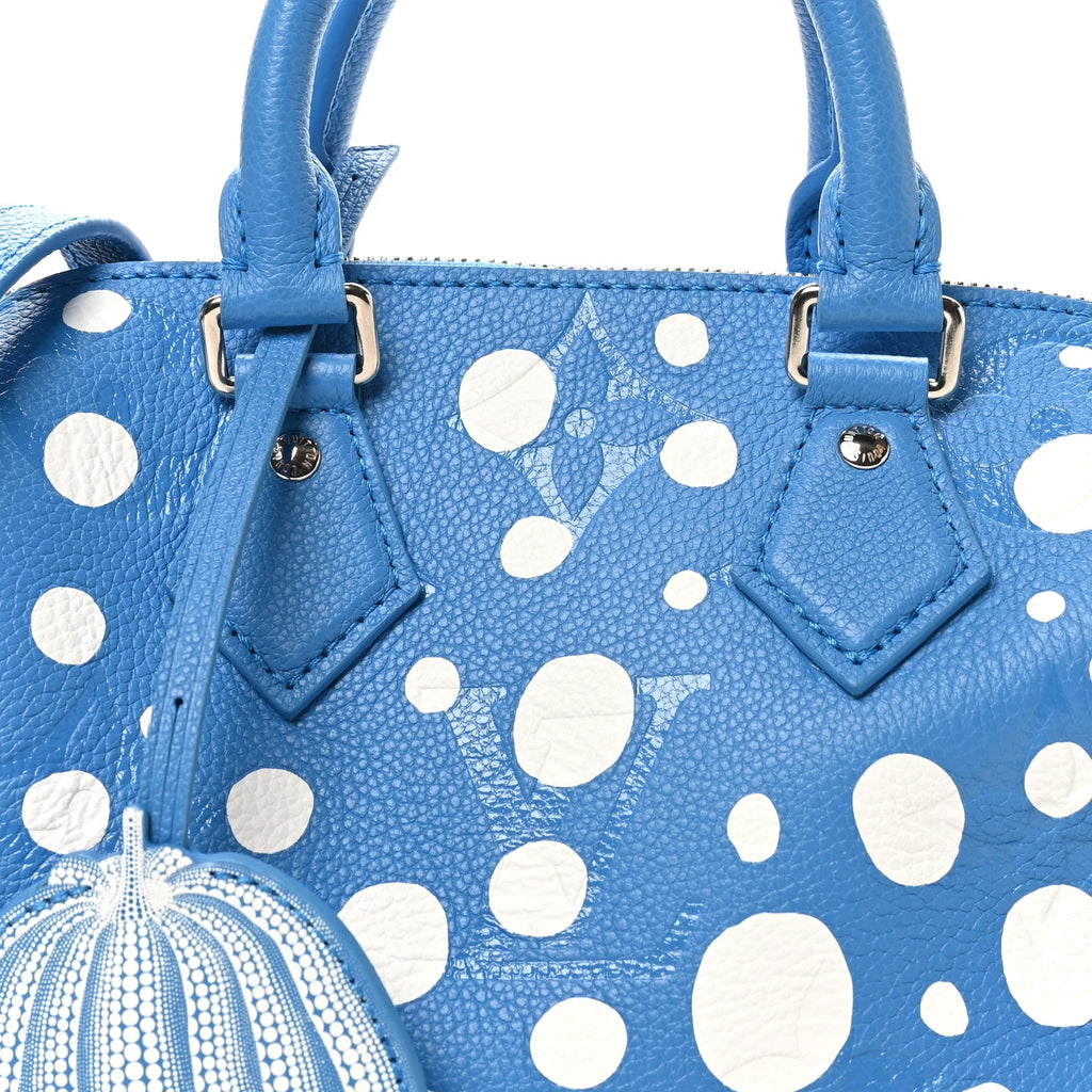 Louis Vuitton LV X YK Empreinte Speedy Bandouliere 20 Blue White