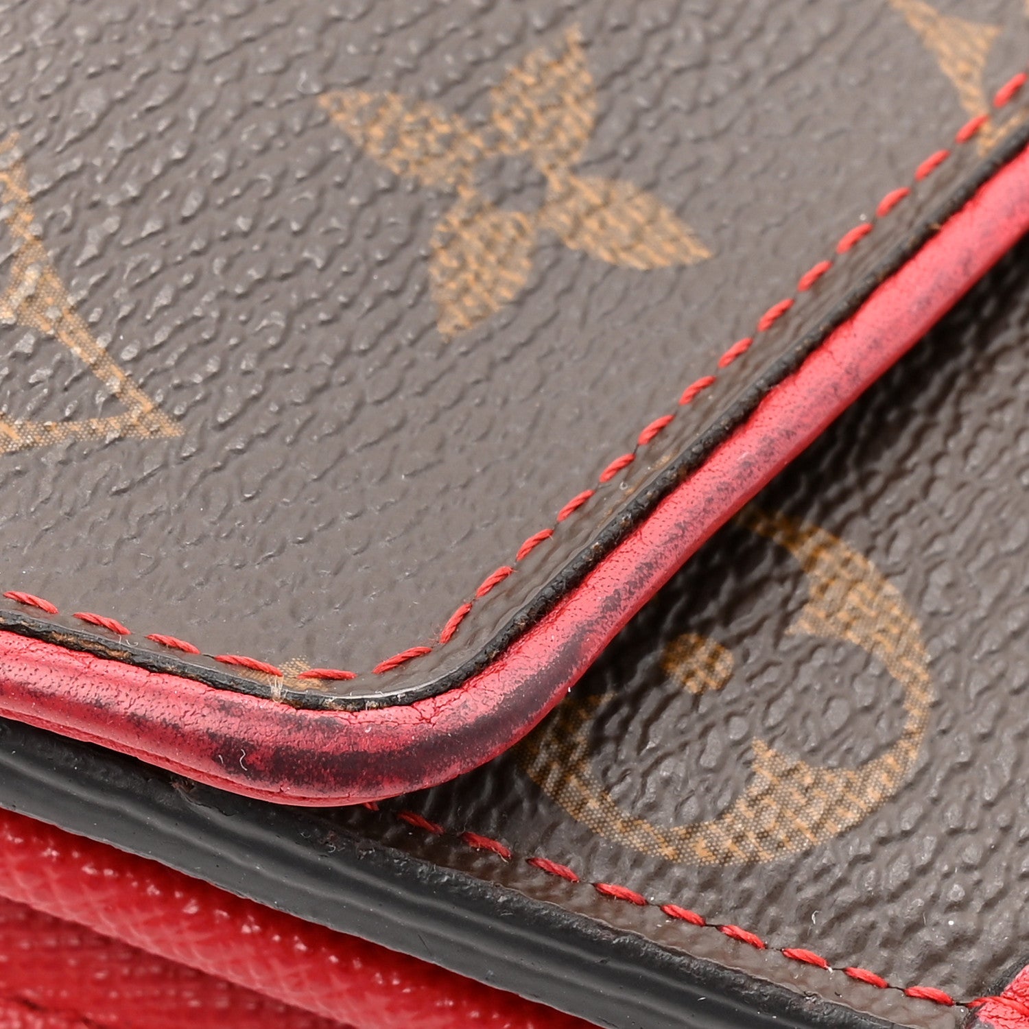 Louis Vuitton Monogram Sarah Retiro Wallet Cherry