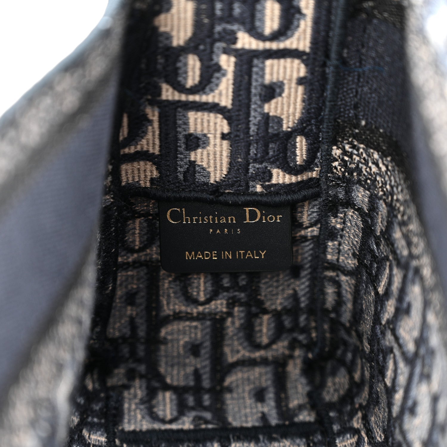 Christian Dior Oblique Small Diorcamp Bag Blue