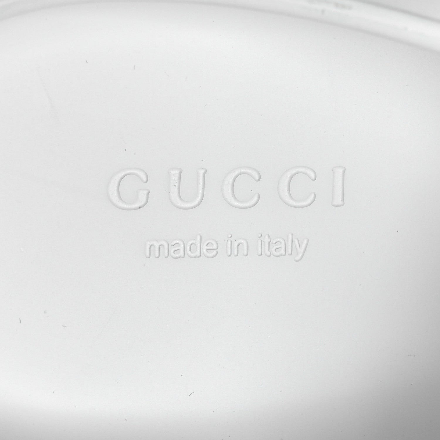 Gucci Rubber Ace Sabot Mules 42 Great White