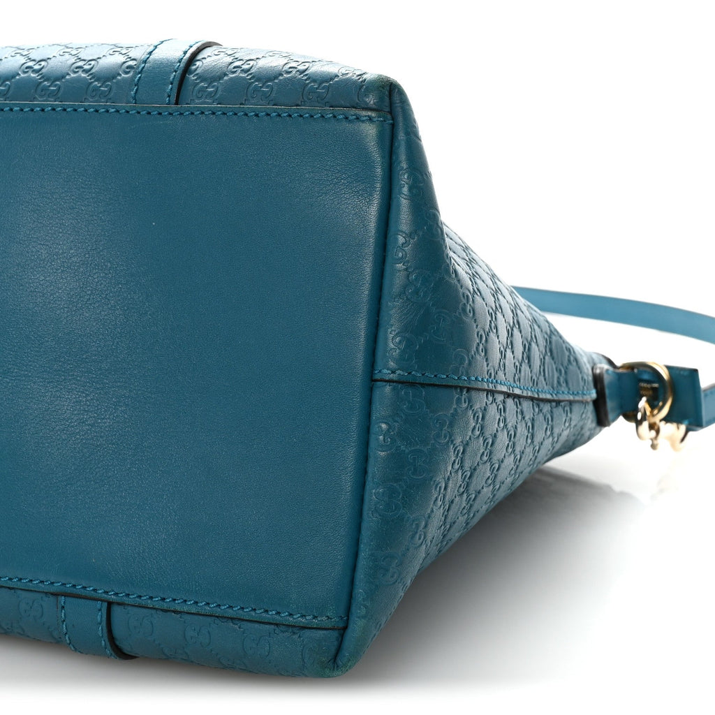 Gucci Soft Microguccissima Dome Satchel Deep Cobalt