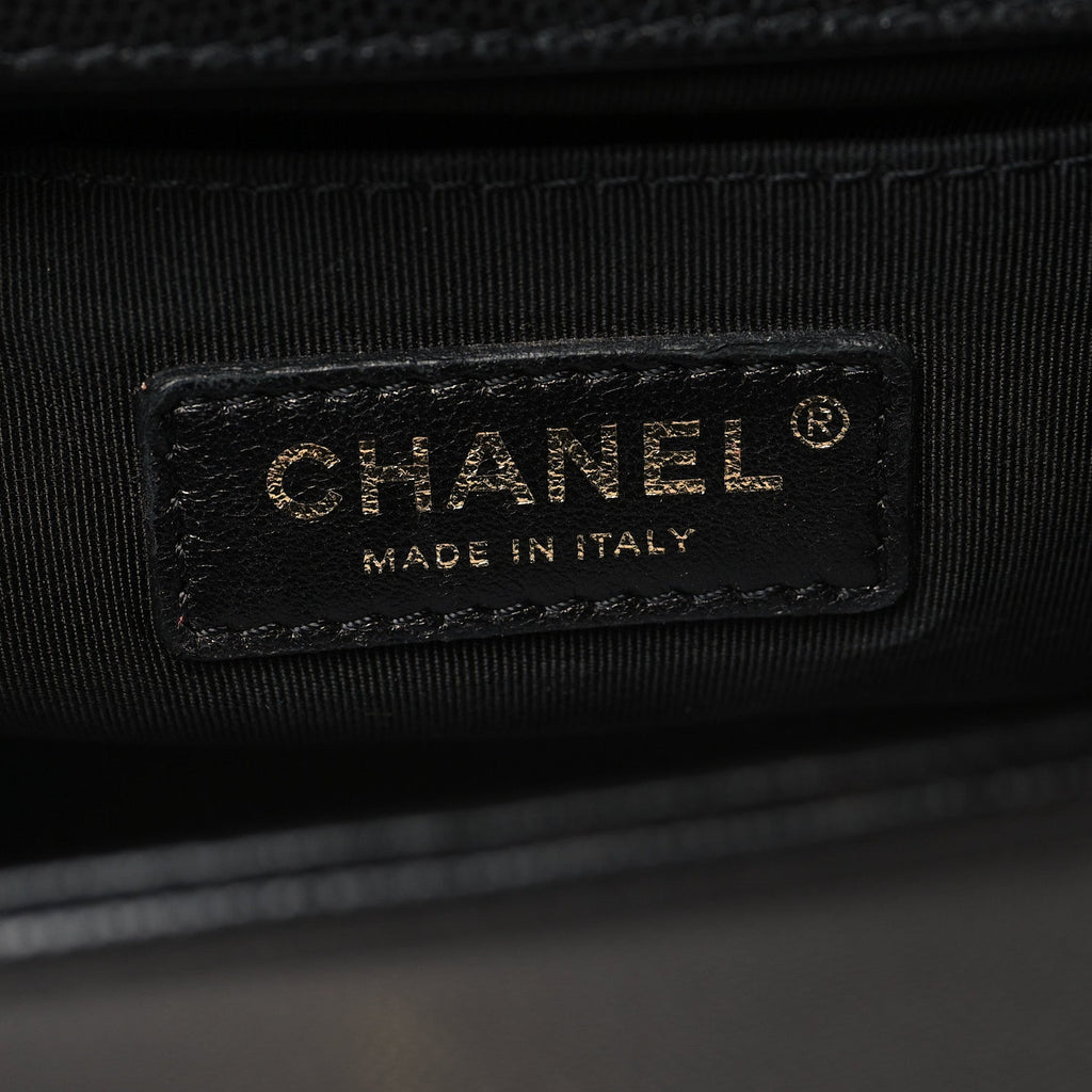 Chanel Caviar Quilted Small Boy Flap Black