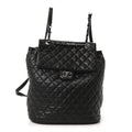 Chanel Calfskin Quilted Large Urban Spirit Backpack Black