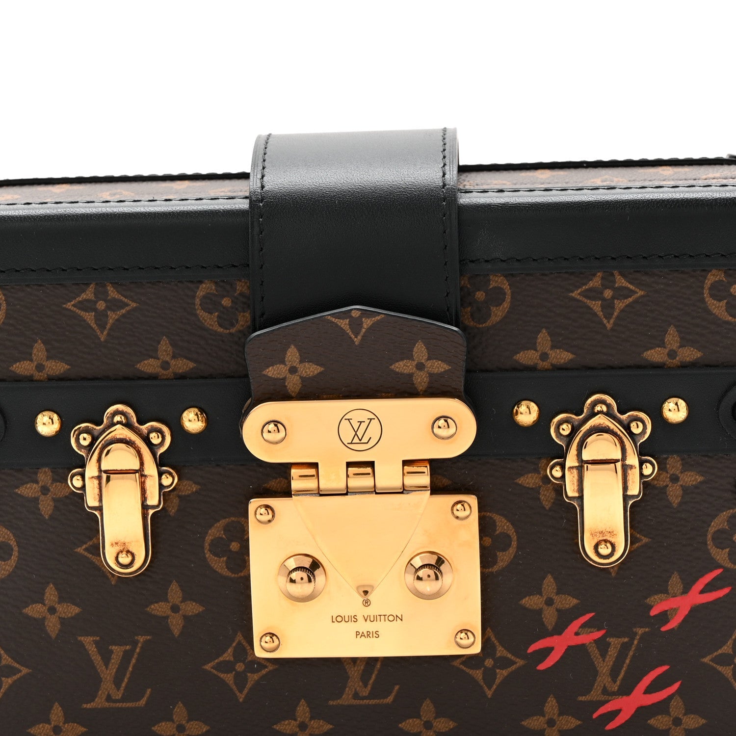 Louis Vuitton Monogram Petite Malle Black