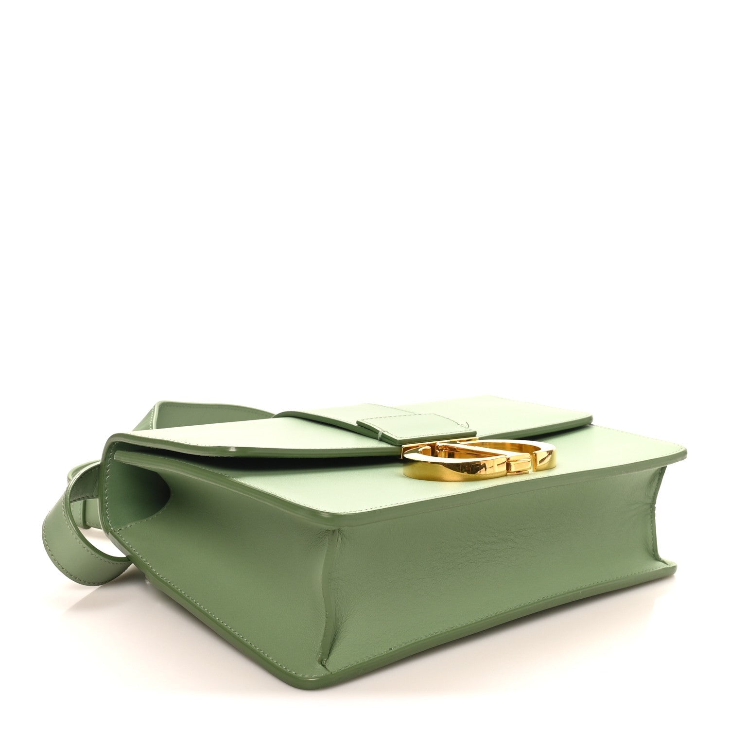 Christian Dior Smooth Calfskin 30 Montaigne Flap Bag Mint Green
