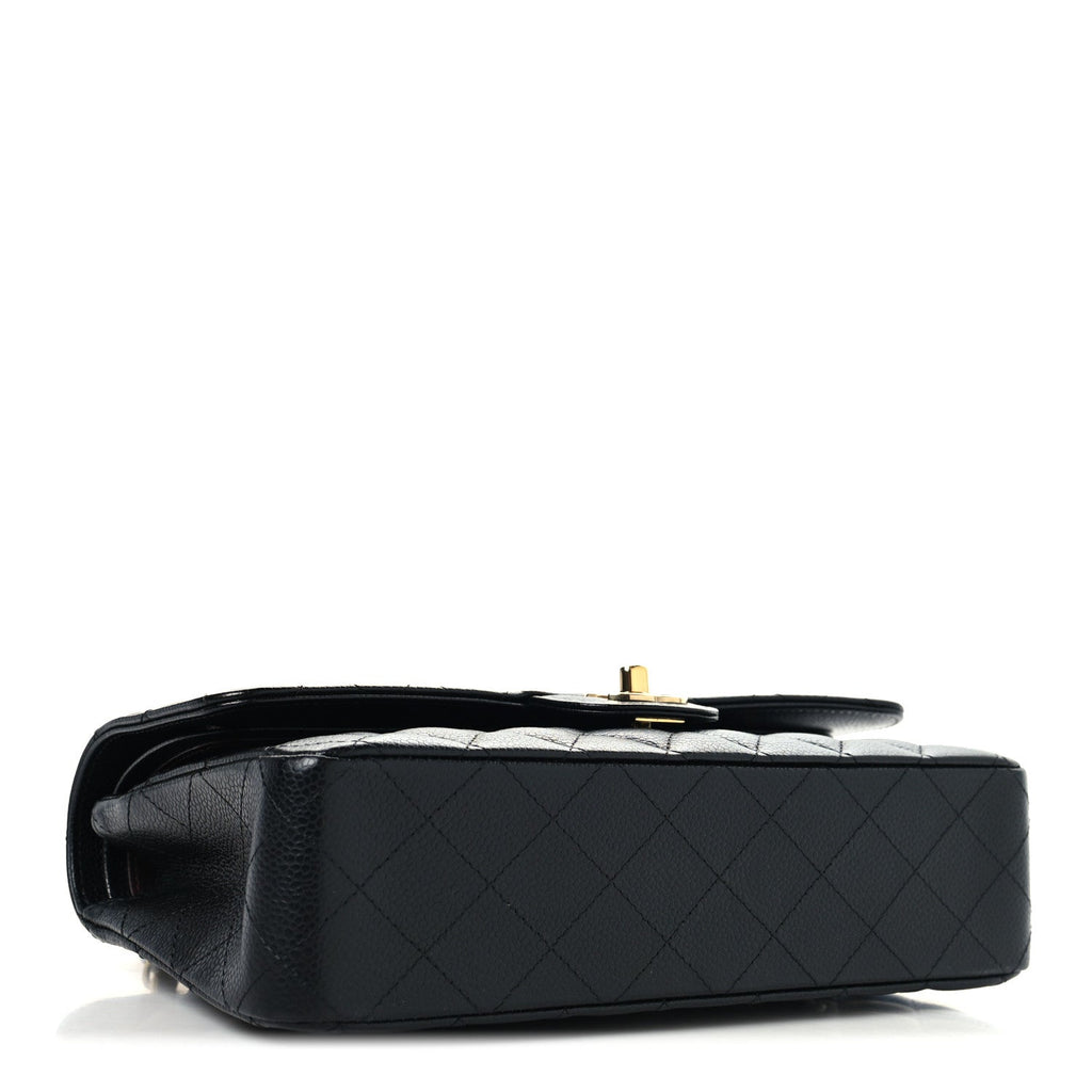 Chanel Caviar Quilted Medium Double Flap Black