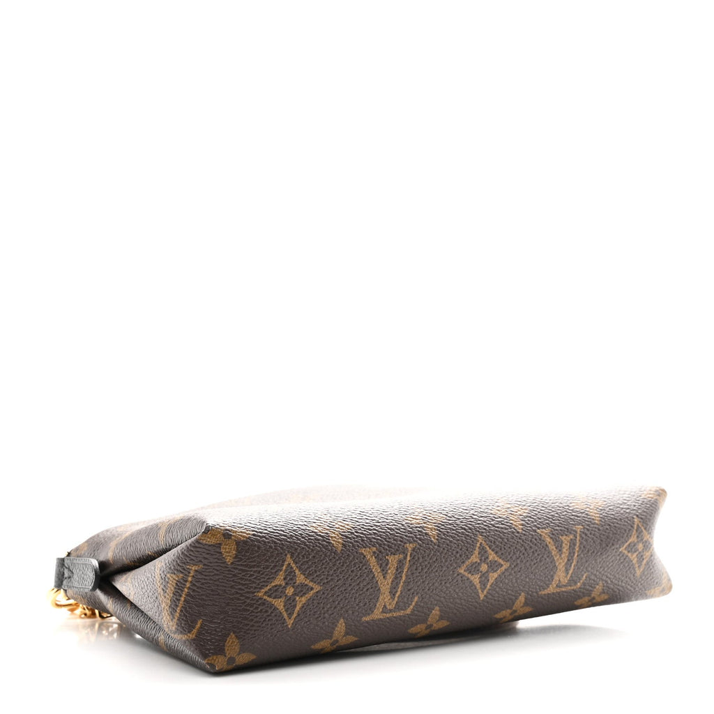 Louis Vuitton Monogram Pallas Clutch Black