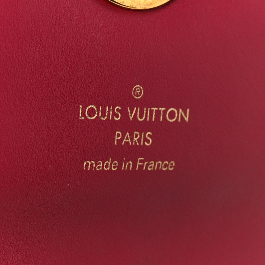 Louis Vuitton Monogram Flore Chain Wallet Fuchsia