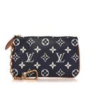 Louis Vuitton Calfskin Monogram Speedy P9 Bandouliere 30 Pochette Indigo
