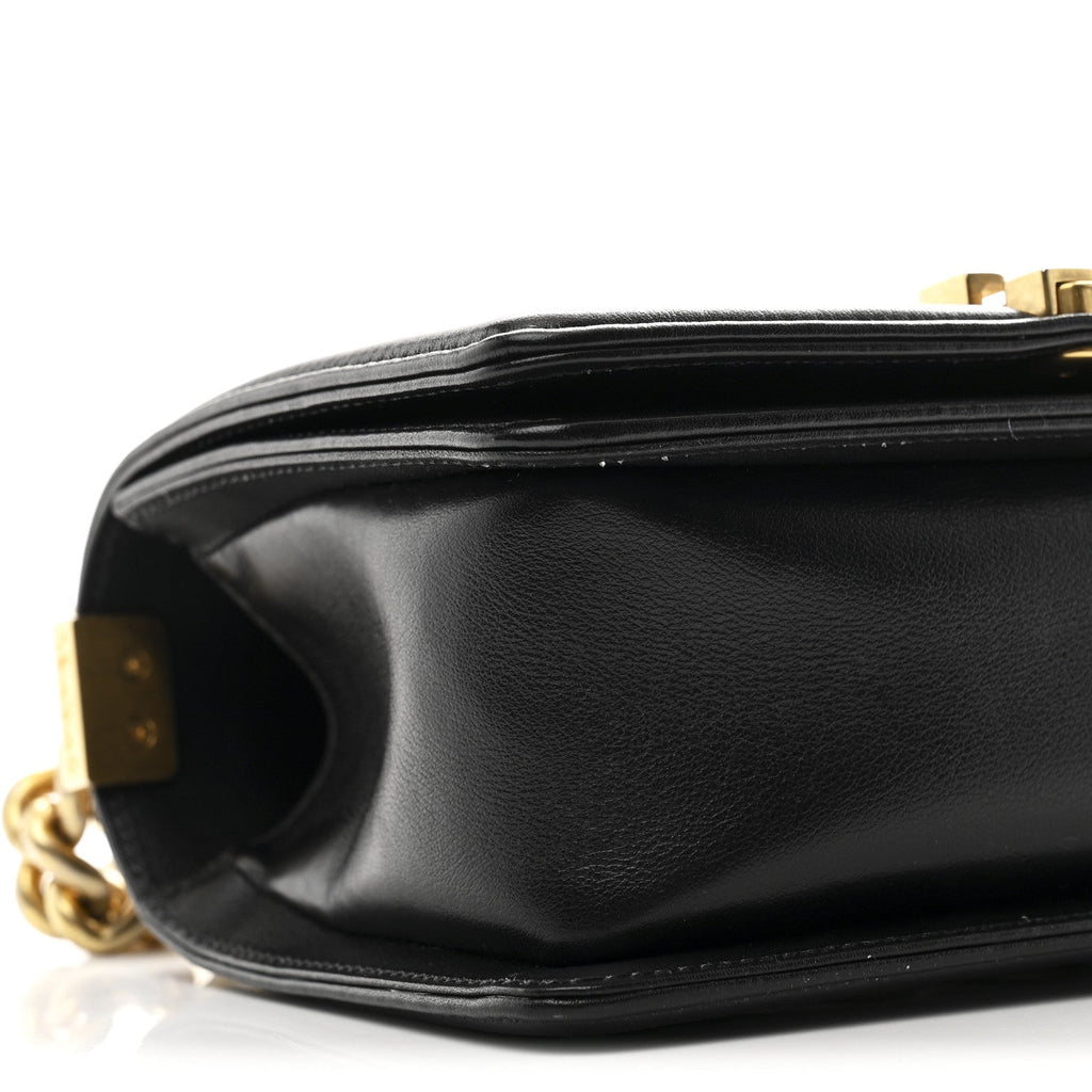 Chanel Calfskin Quilted Small Boy Flap Black