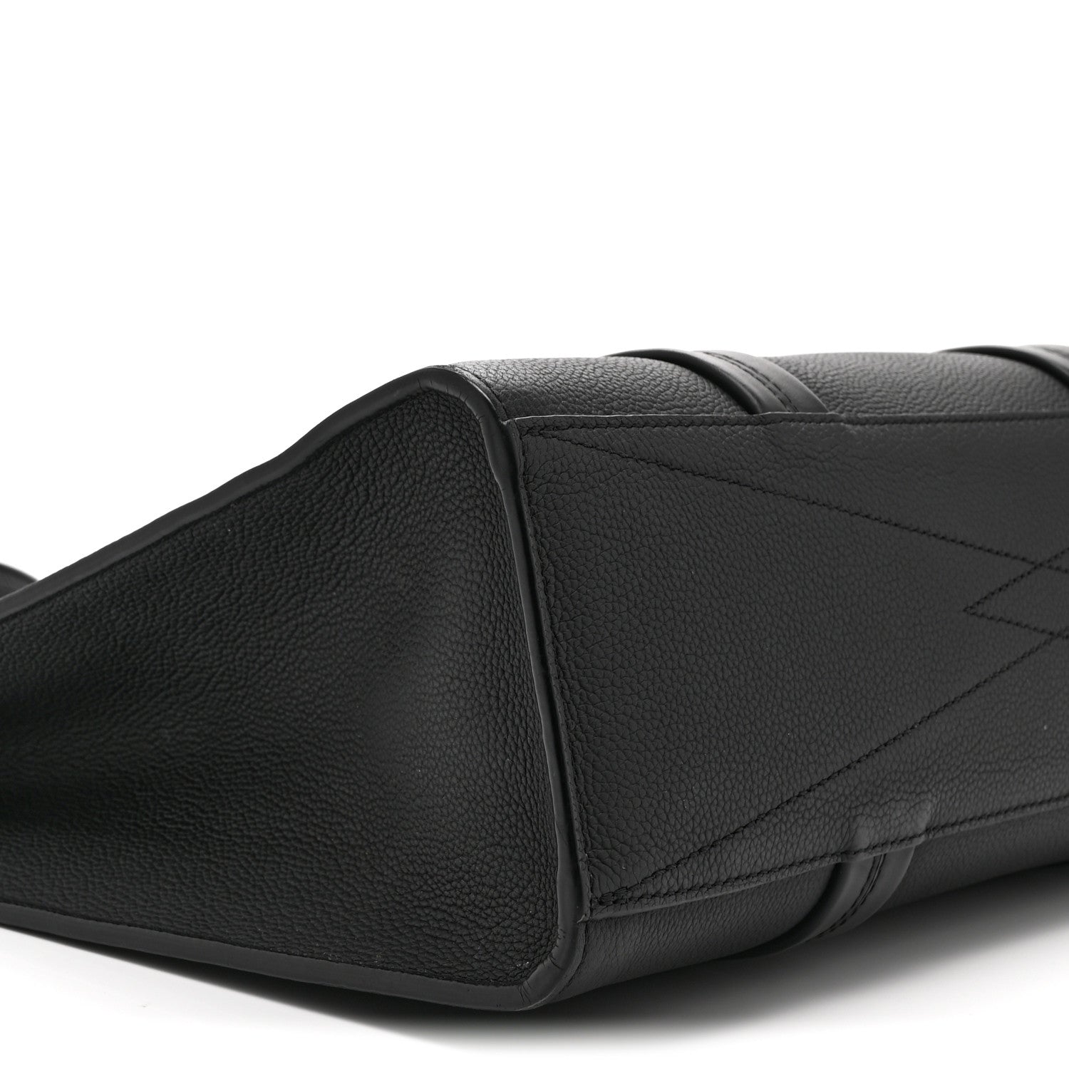 Louis Vuitton Grained Calfskin LV Aerogram Tote Black