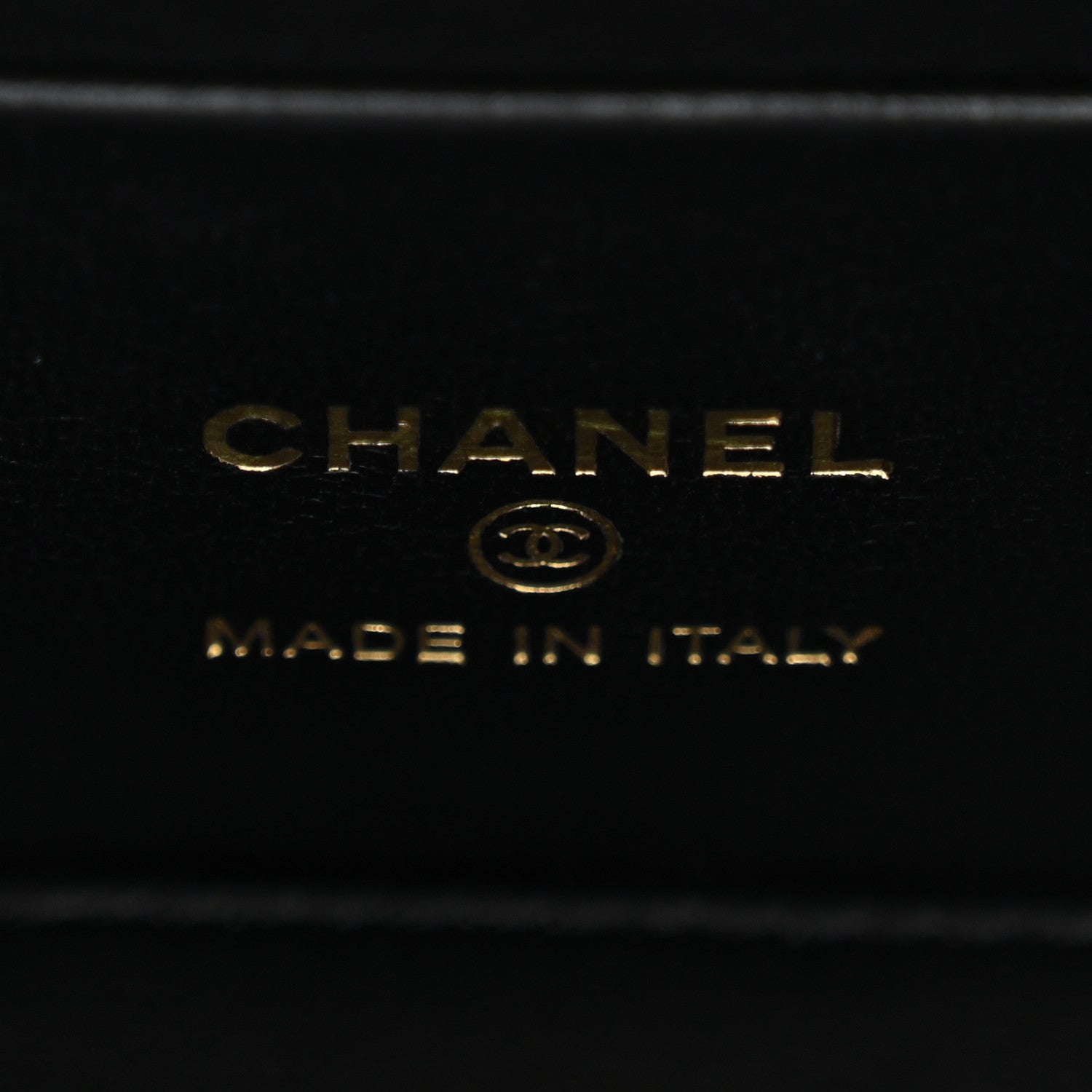 Chanel Caviar Quilted Sweetheart Vanity Case Black