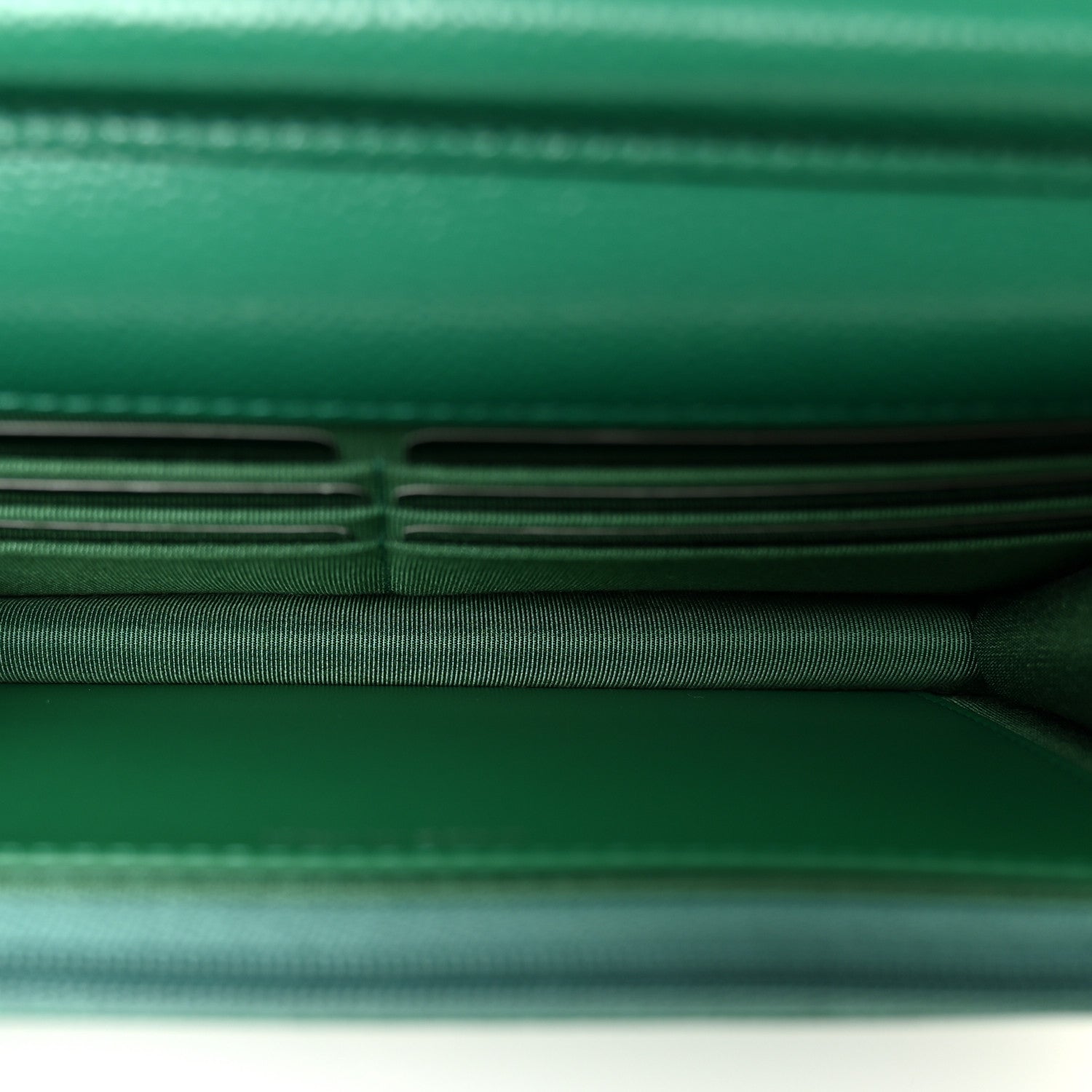 Chanel Caviar Quilted Wallet On Chain WOC Green