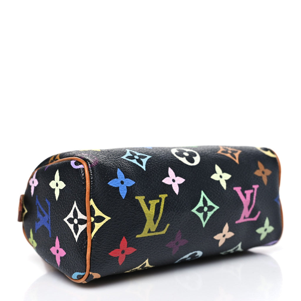 Louis Vuitton Monogram Multicolor Mini Sac HL Speedy Black