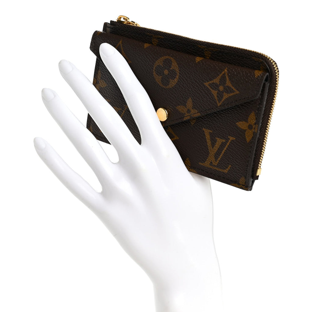 Louis Vuitton Monogram Recto Verso Card Holder Black