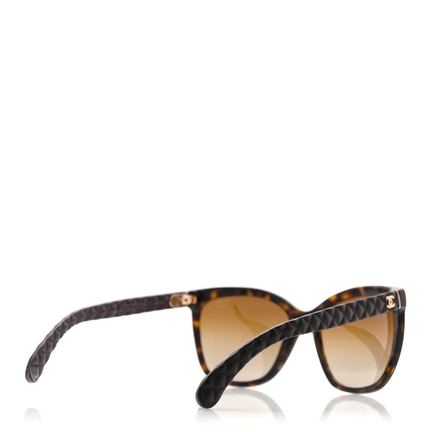 Acetate Quilted Polarized Butterfly CC Sunglasses 5288-Q Tortoise