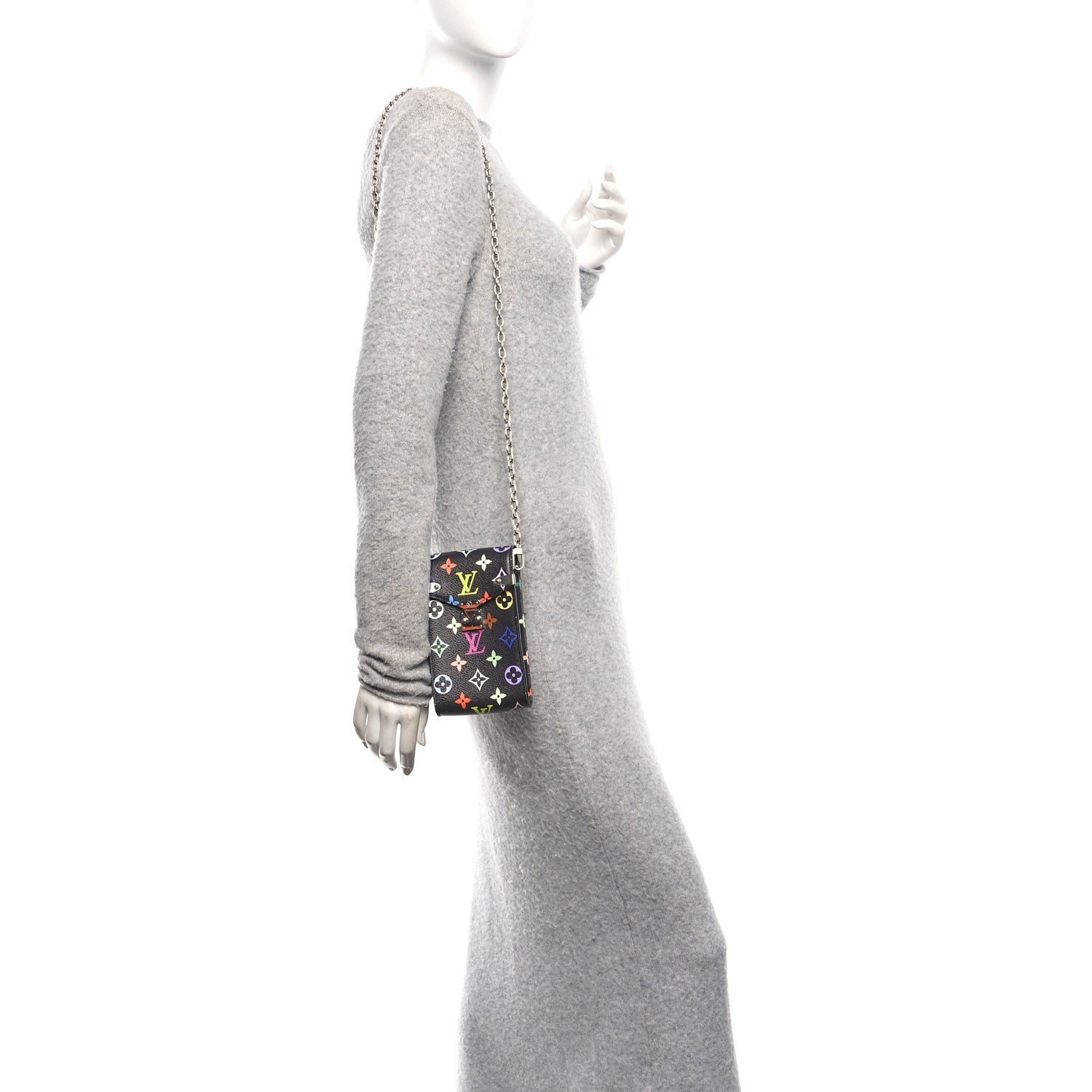 Louis Vuitton LV X TM Monogram Multicolor Phone Pouch Metis Black