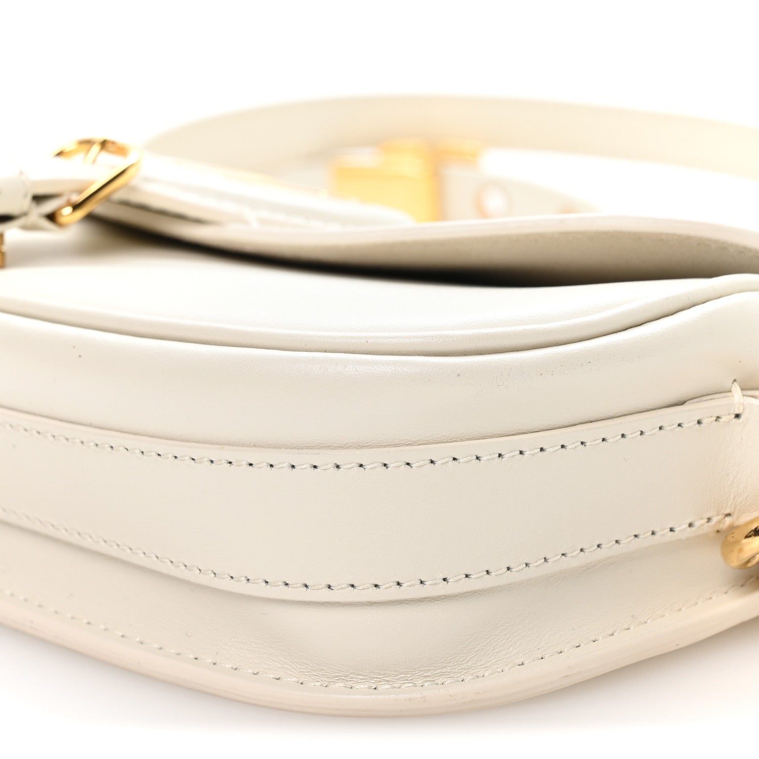 Christian Dior Box Calfskin East West Bobby Bag Latte