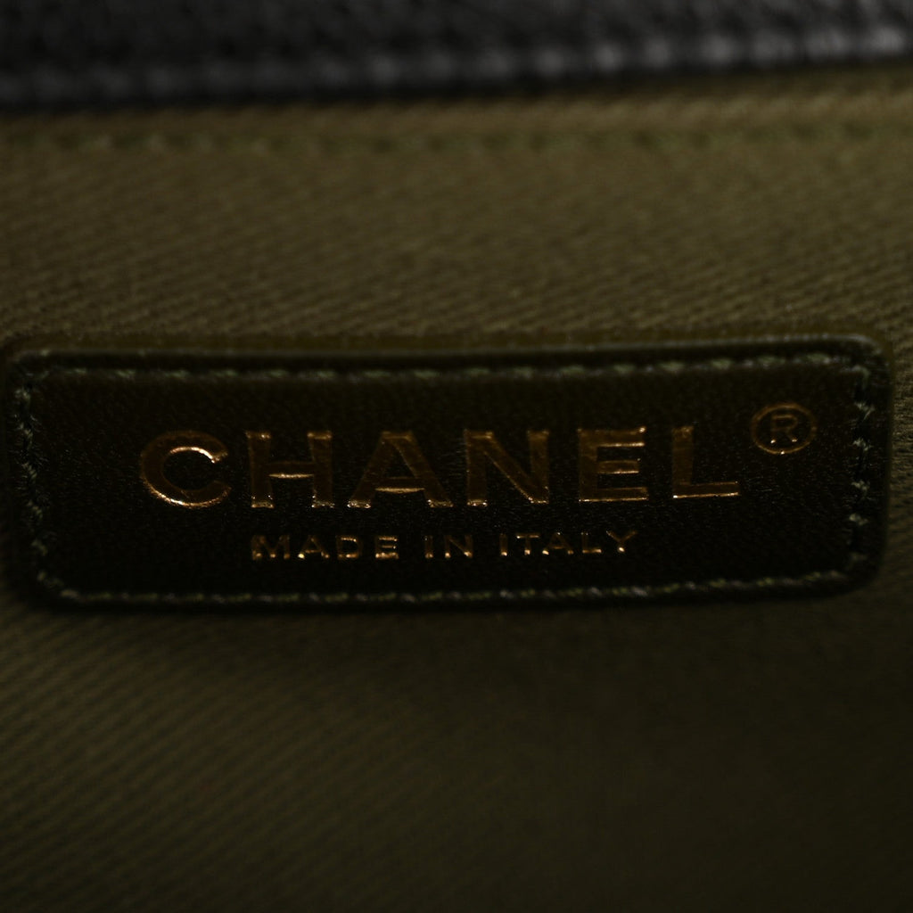 Chanel Caviar Quilted Medium Boy Flap Black