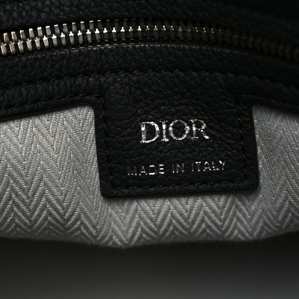 Christian Dior Icons Calfskin Medium Normandie Tote Black