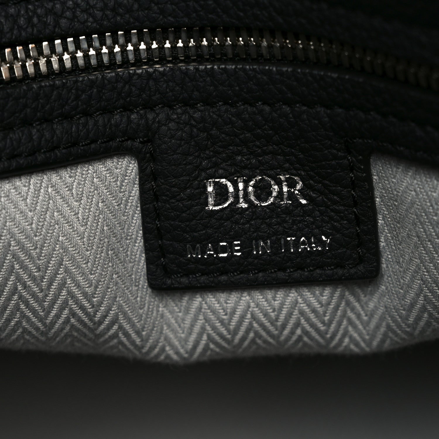 Christian Dior Icons Calfskin Medium Normandie Tote Black