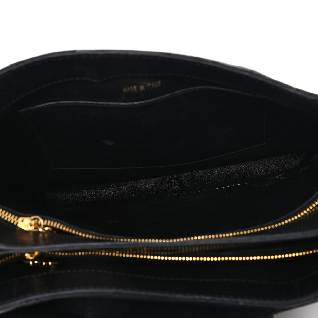 Chanel Lambskin Quilted CC Flap Shoulder Bag Black