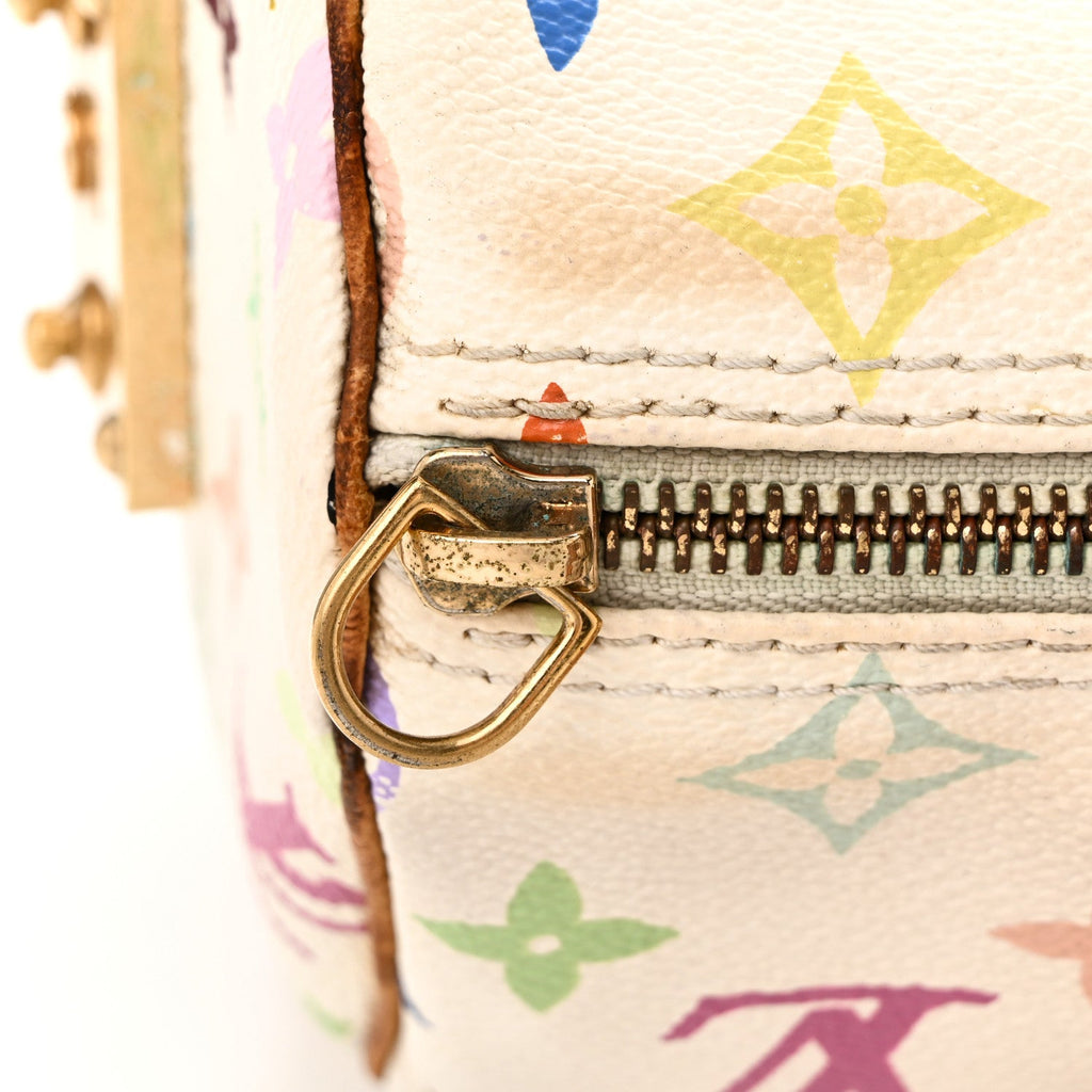 Louis Vuitton Monogram Multicolor Speedy 30 White