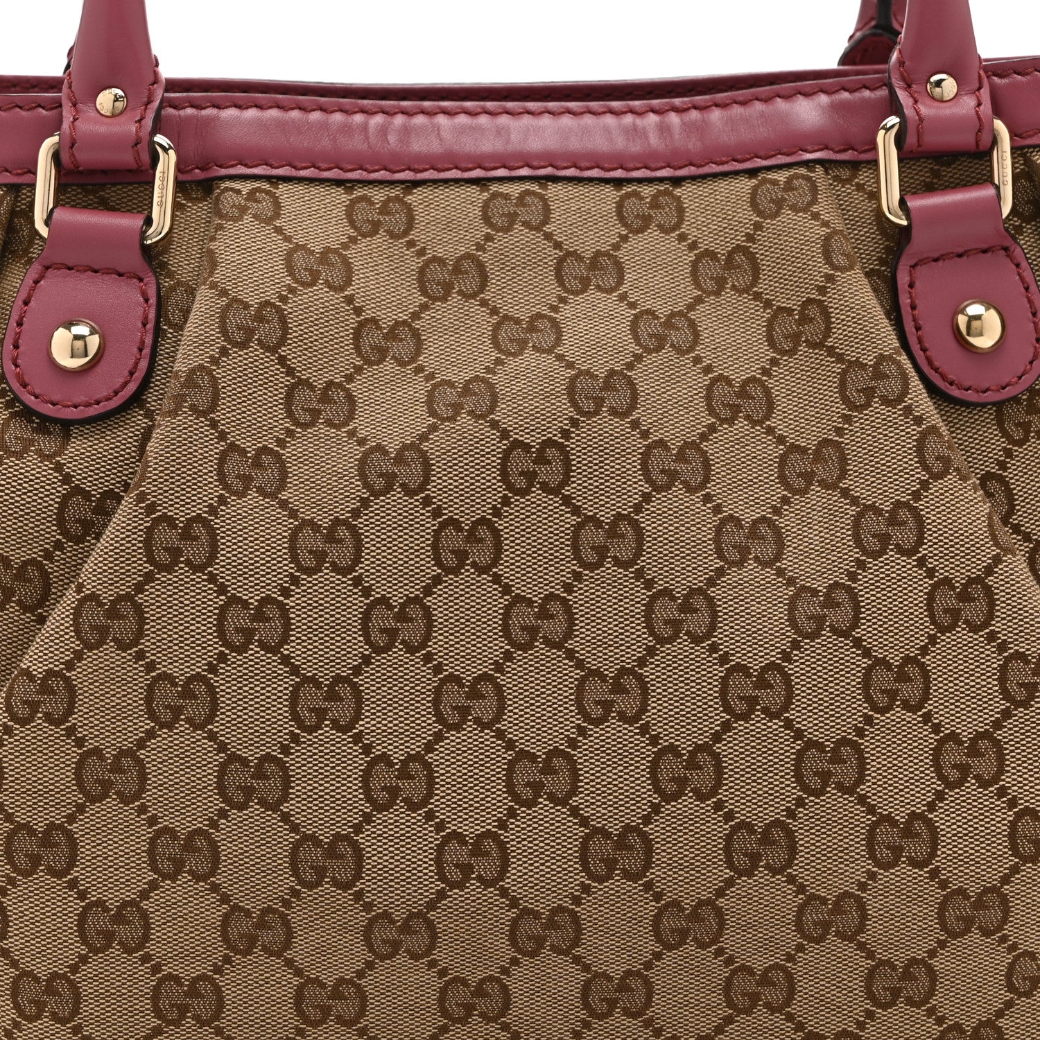 Gucci Monogram Medium Sukey Top Handle Tote Peonia Flower