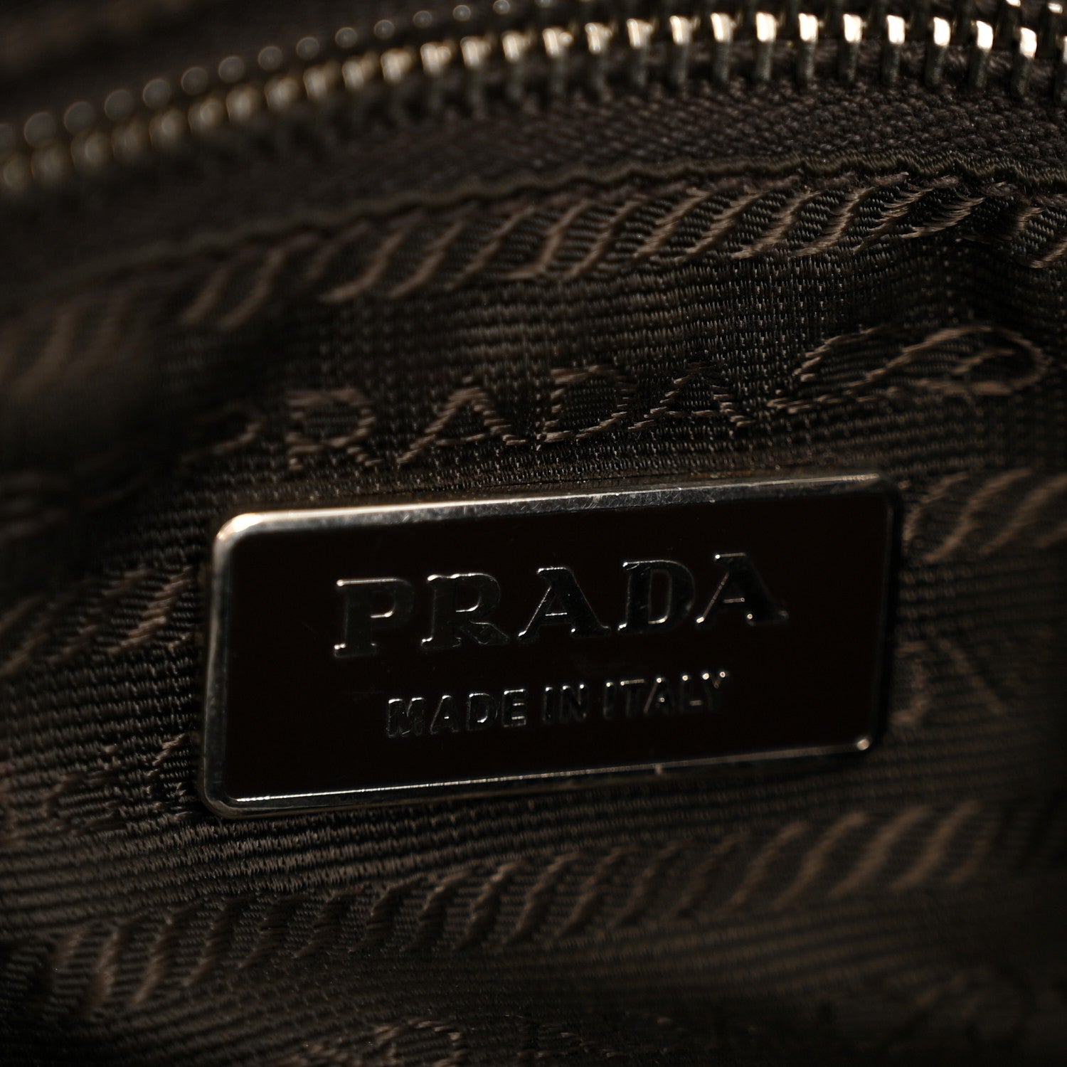 Prada Vitello Daino Hobo  Brown