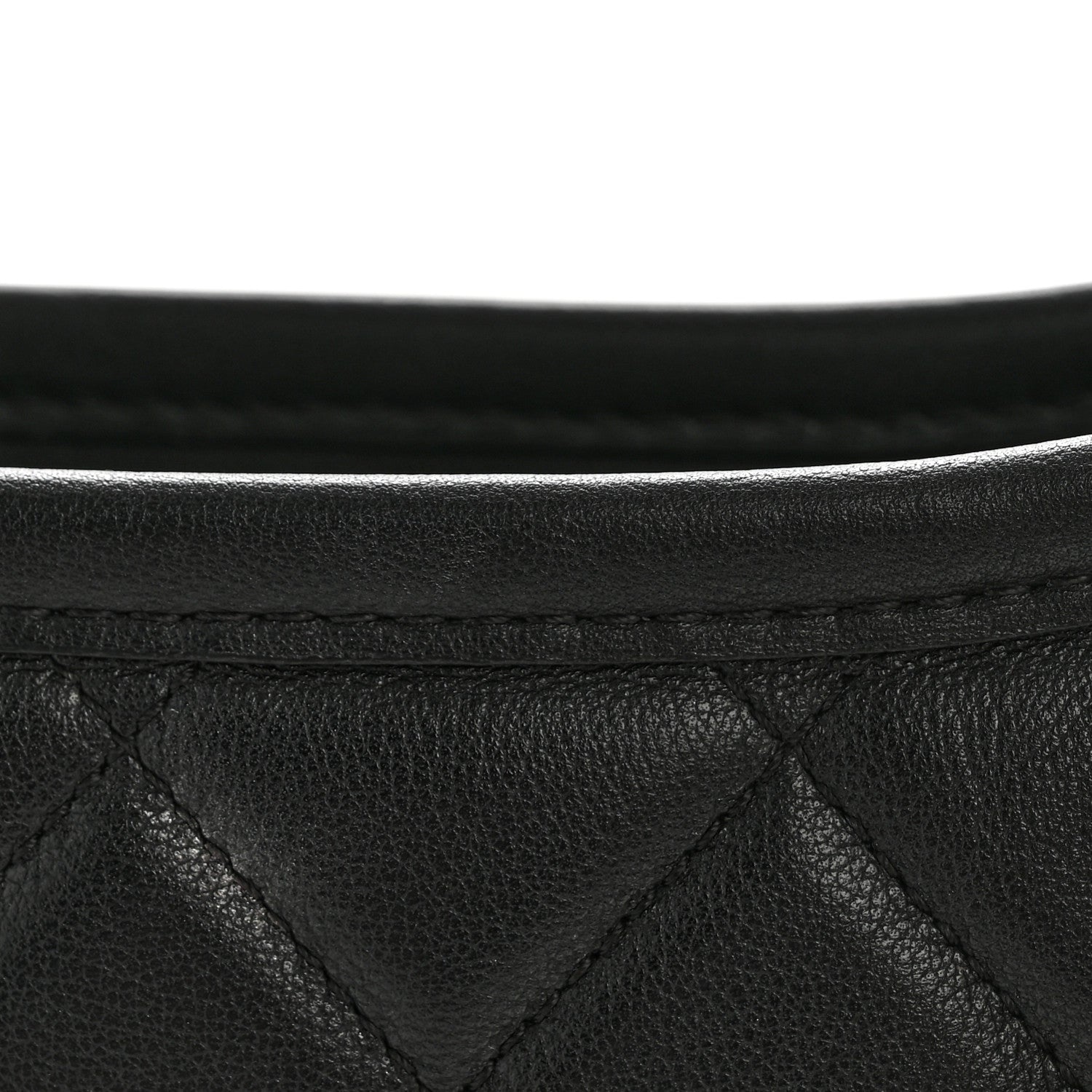 Chanel Calfskin Quilted Hobo Black