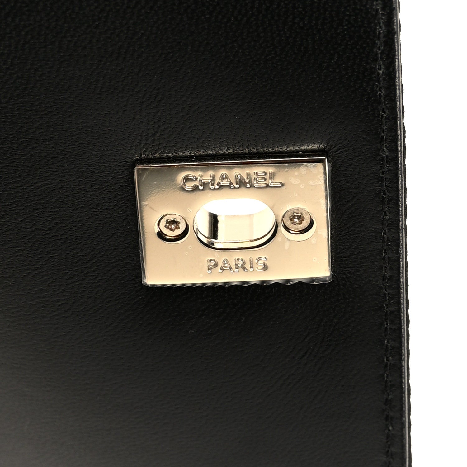 Chanel Lambskin Sequin Beaded Extra Mini Coco Handle Flap Black White