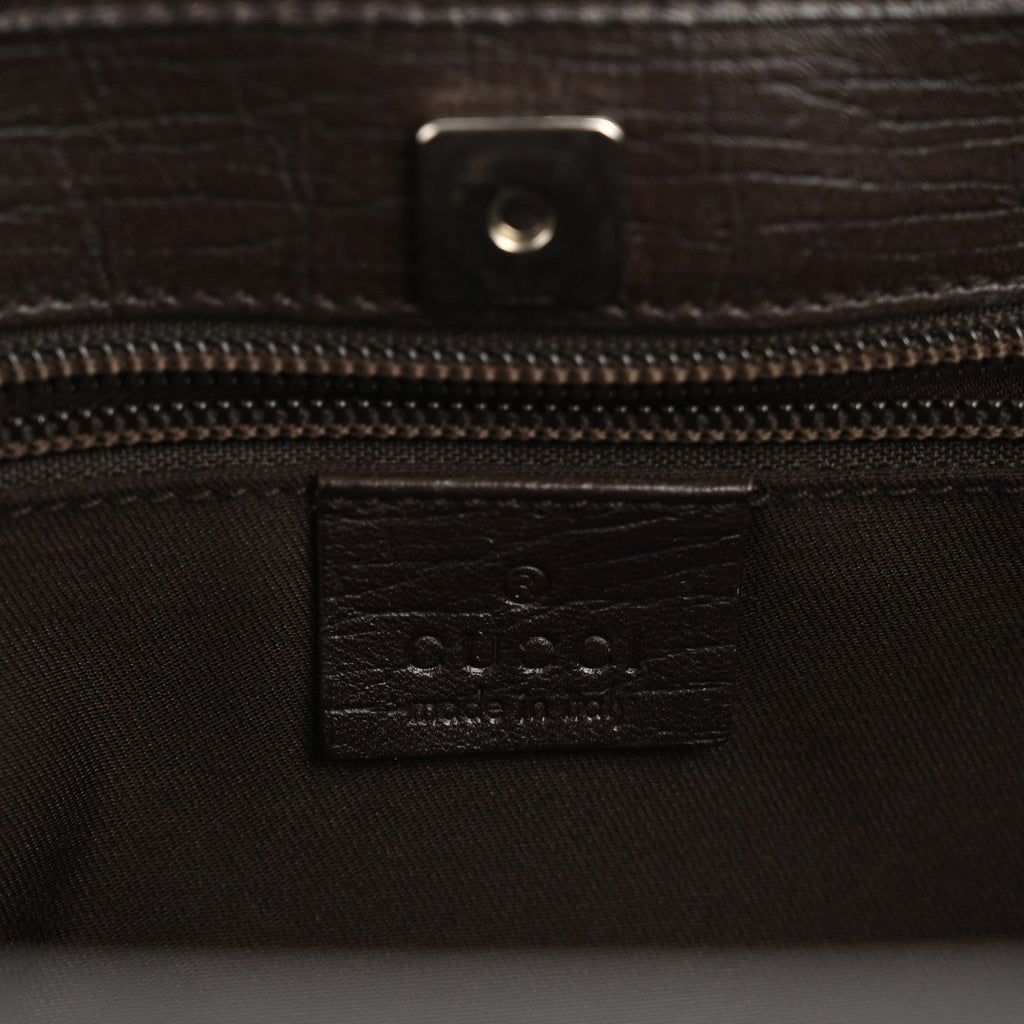 Gucci GG Plus Monogram Medium Joy Tote Dark Brown