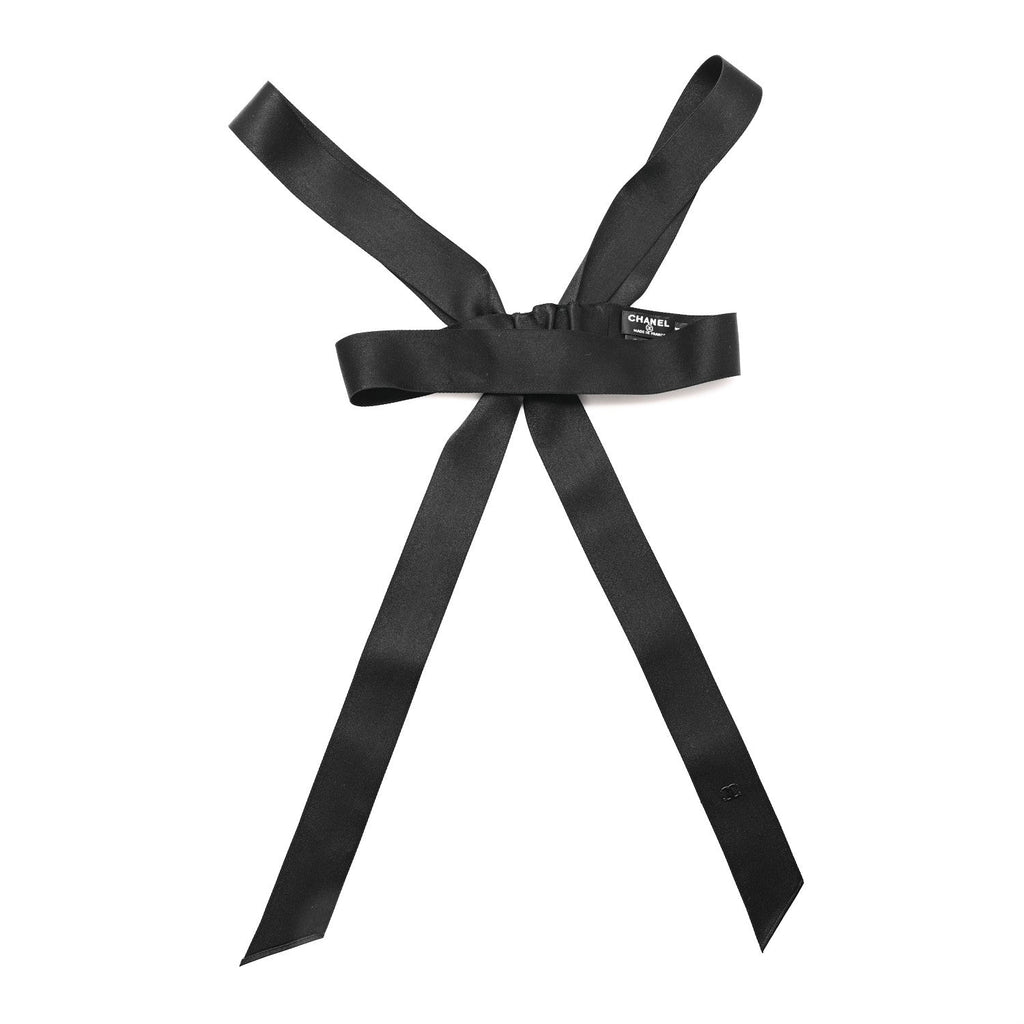 Chanel Silk Soft CC Headband M Black