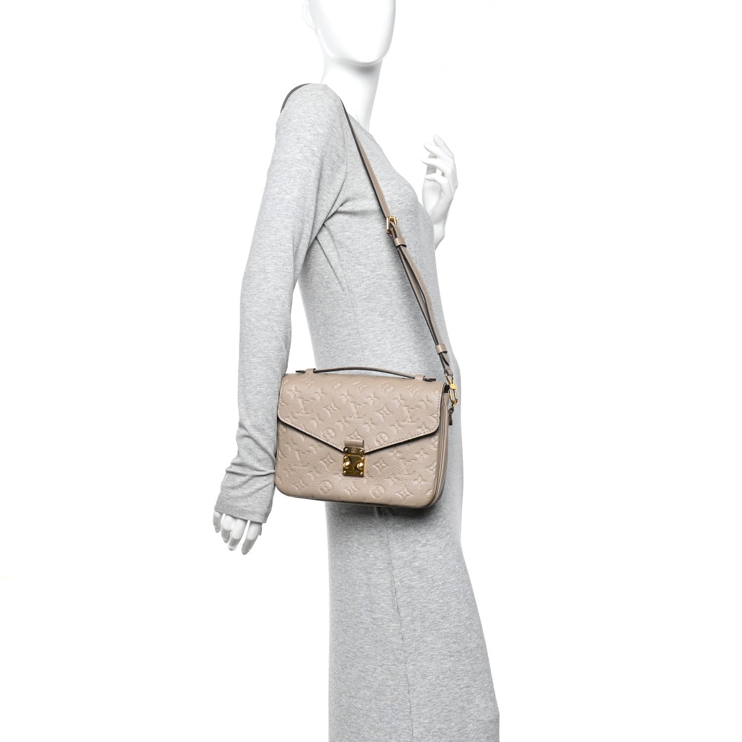 Louis Vuitton Empreinte Pochette Metis Tourterelle