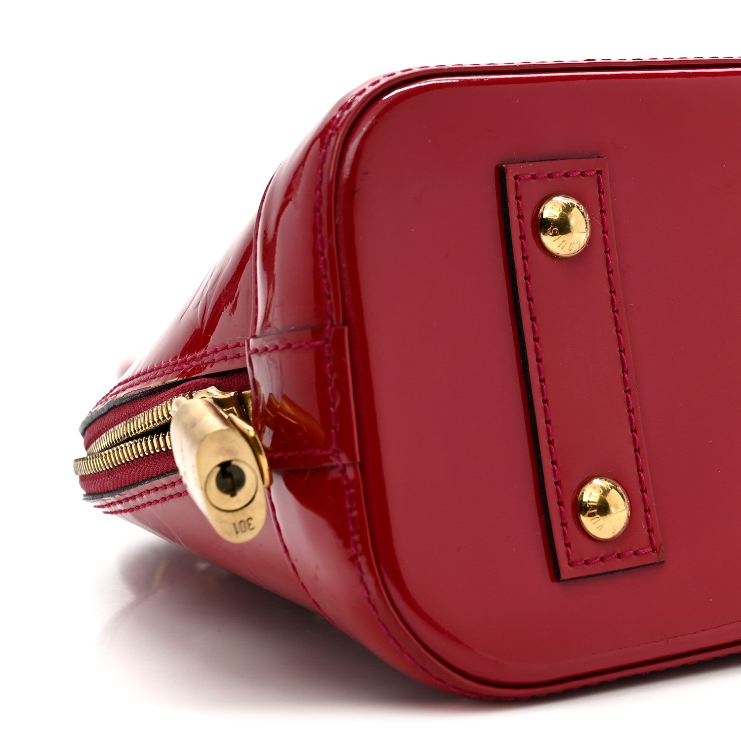 Louis Vuitton Vernis Alma BB Rose Indien