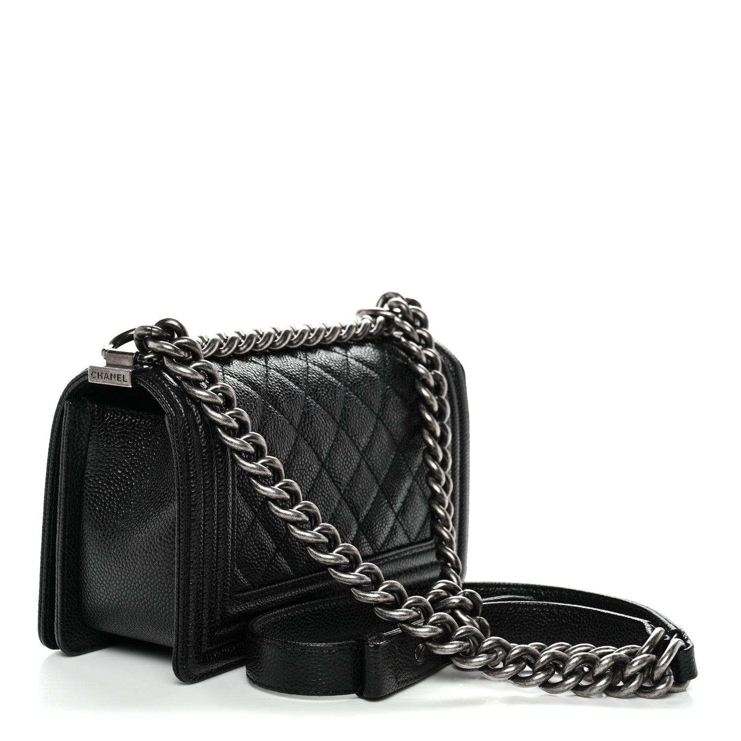 Chanel Caviar Quilted Small Boy Flap Black