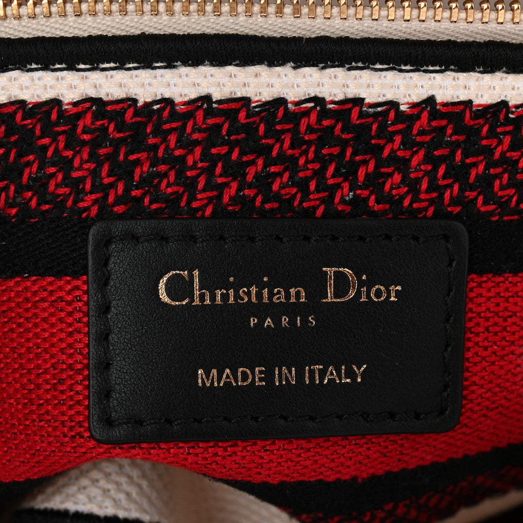 Christian Dior Canvas Medium DiorAmour Graffiti Lady D-Lite Latte