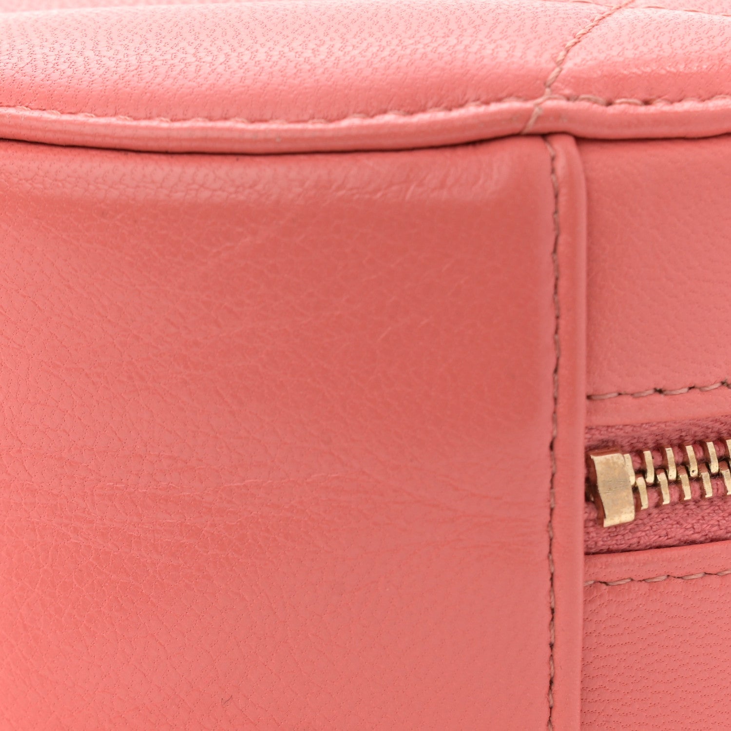 Chanel Lambskin Quilted Chanel 19 Round Clutch With Chain Pink