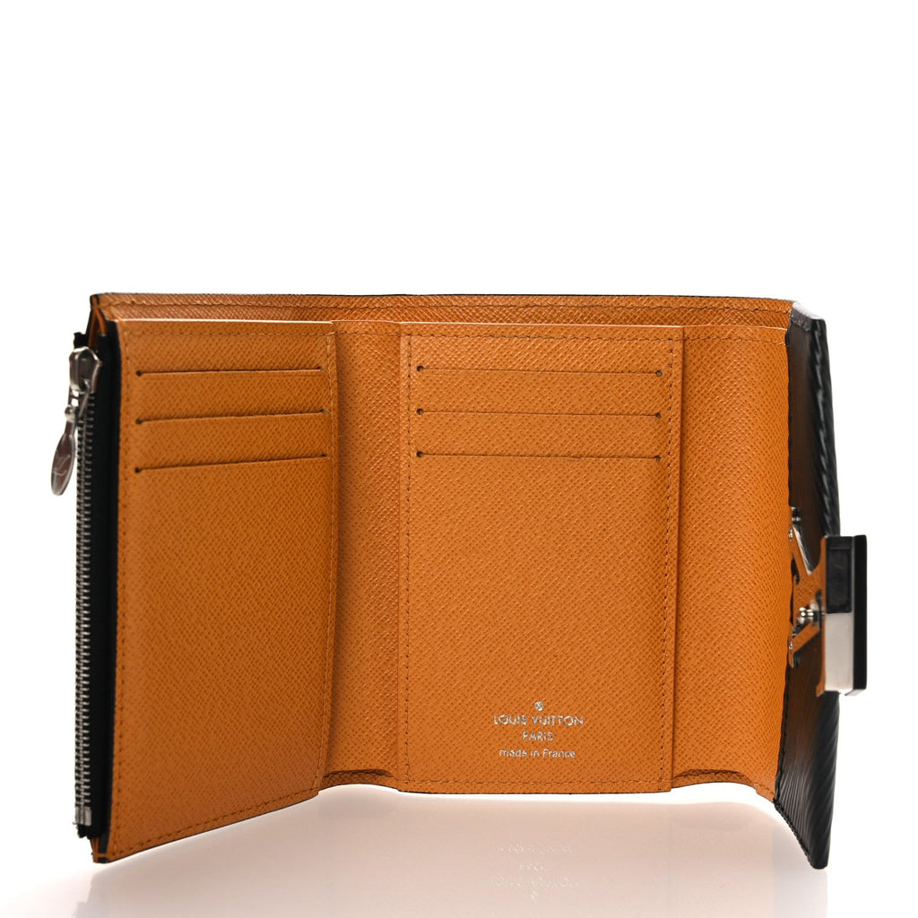 Louis Vuitton Epi Grenelle Compact Wallet Black