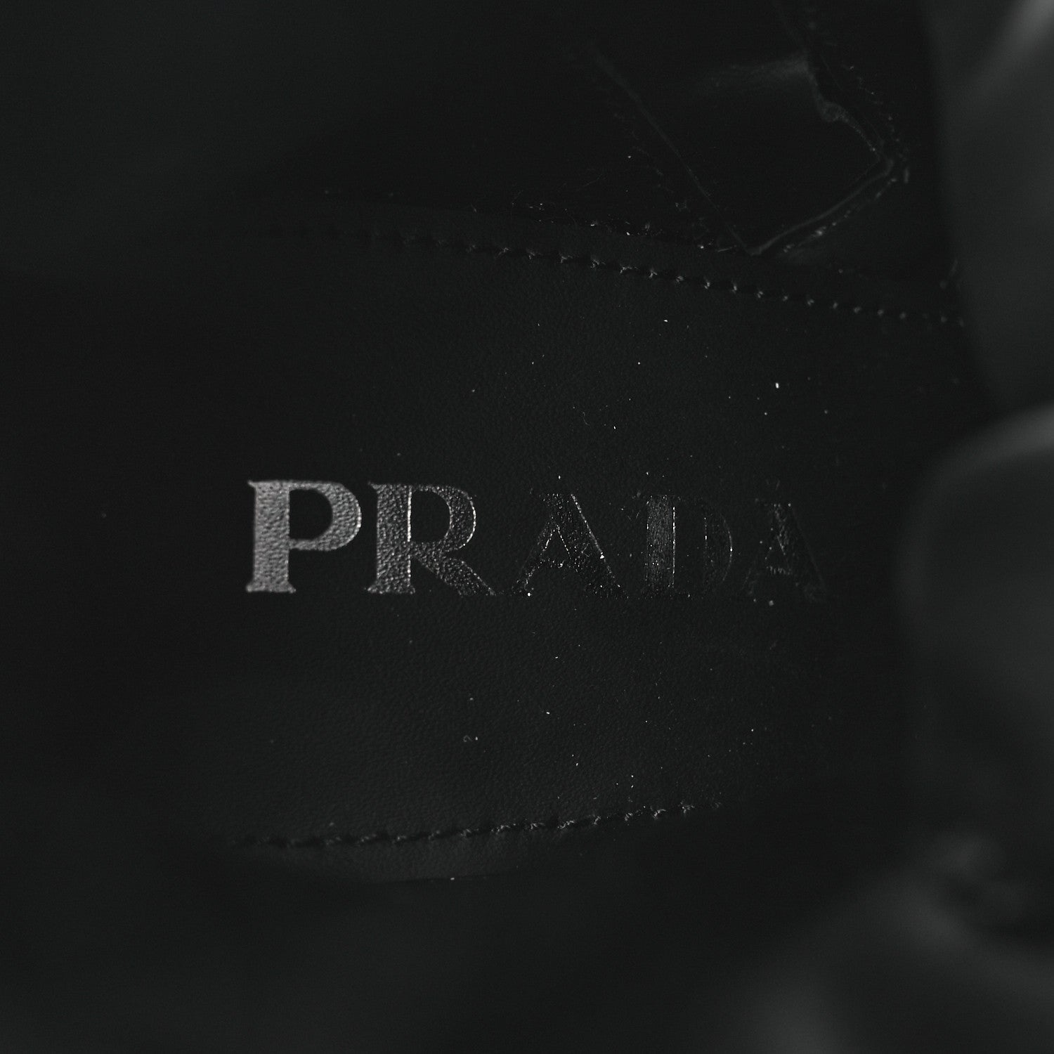 Prada Spazzolato Re-Nylon Metal Triangle Logo 110mm Ankle Boots 36.5 Black