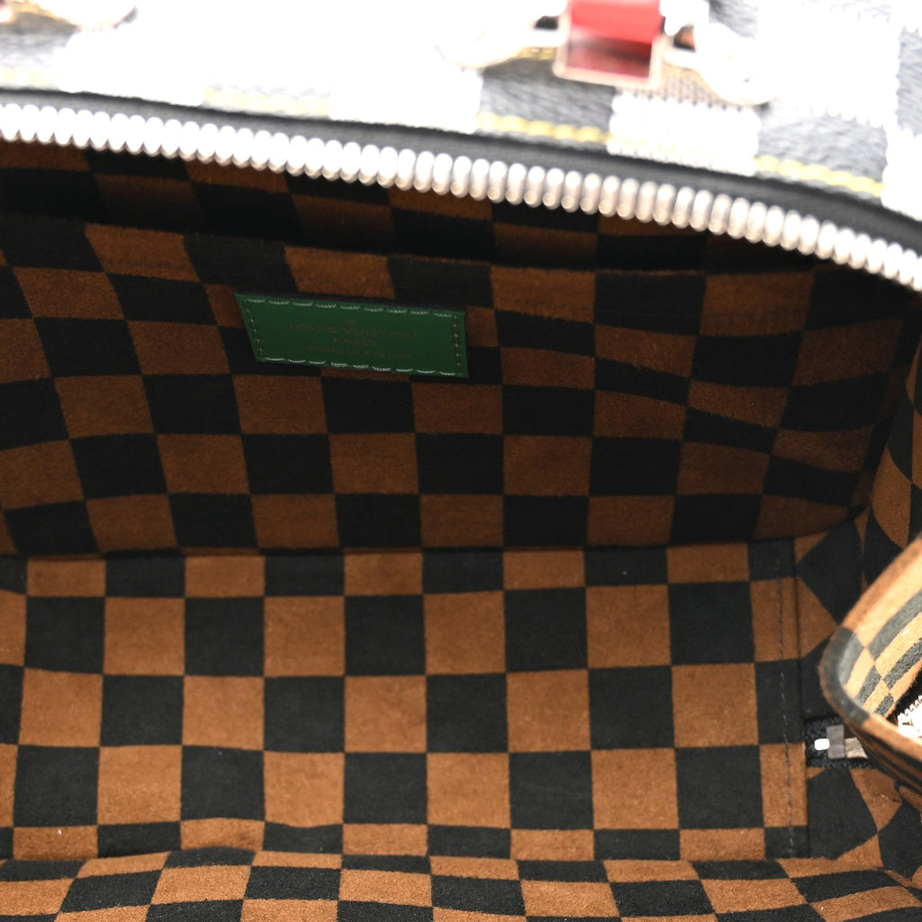 Louis Vuitton Damier Valisette BB Black White