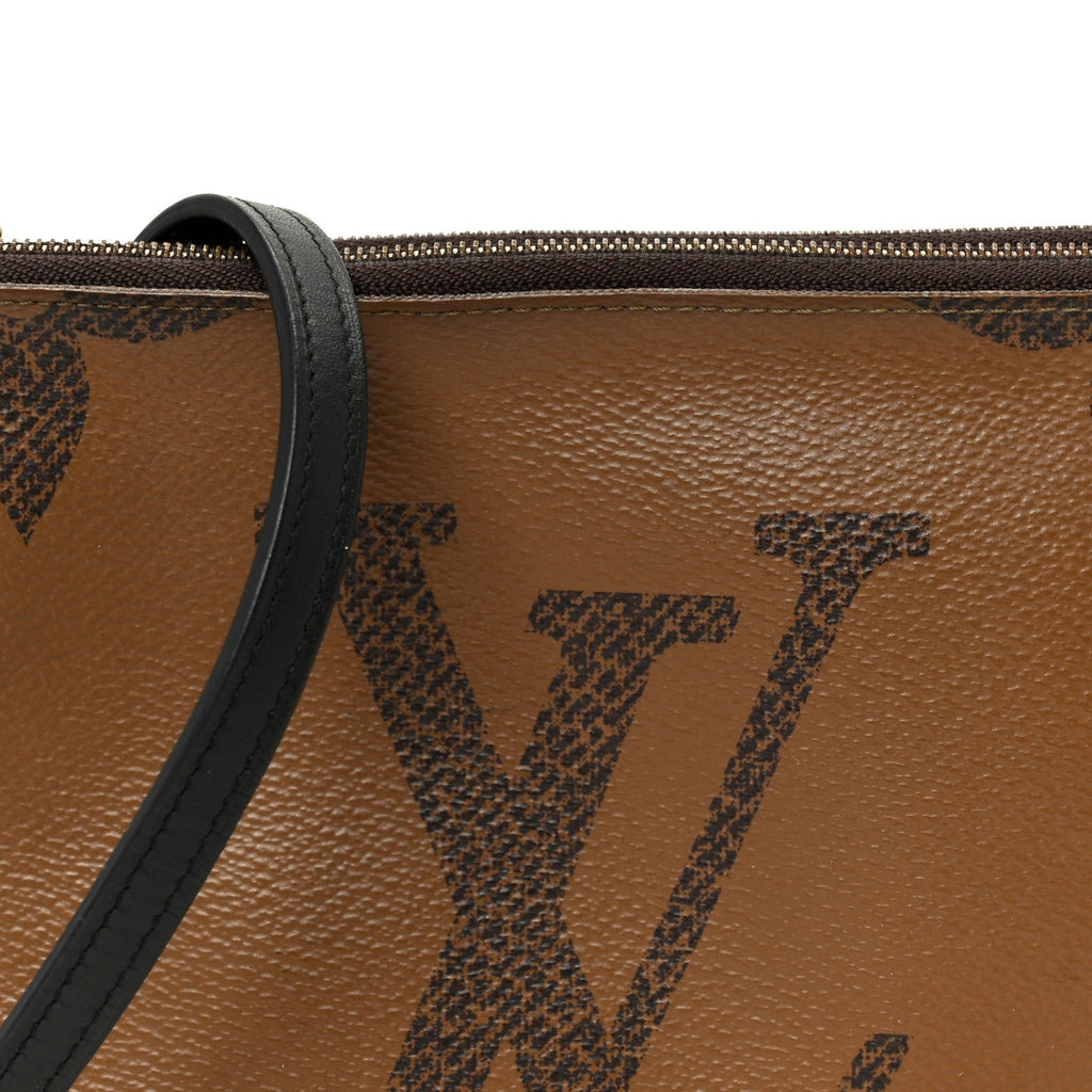 Louis Vuitton Reverse Monogram Giant Double Zip Pochette