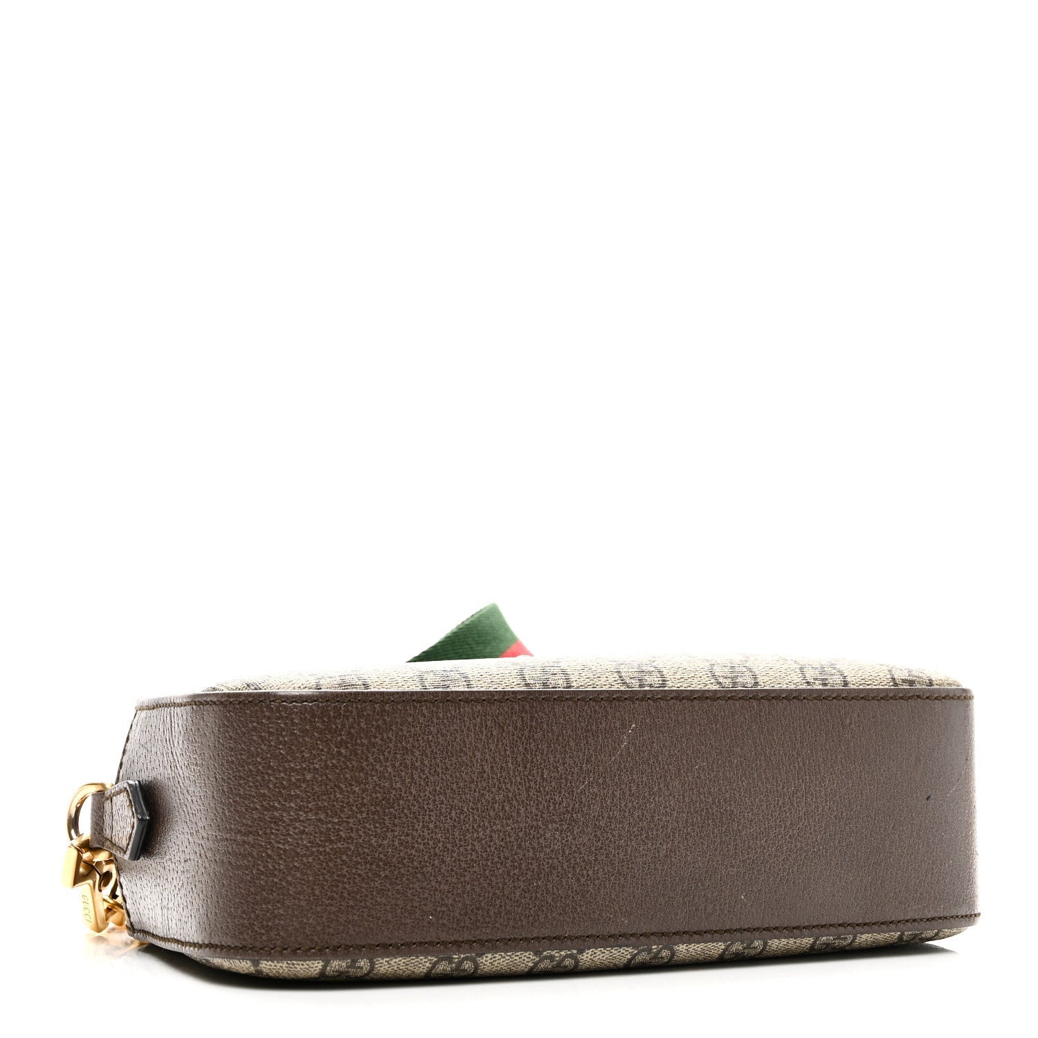 Gucci GG Supreme Monogram Web Neo Vintage Shoulder Bag Beige New Acero Crop